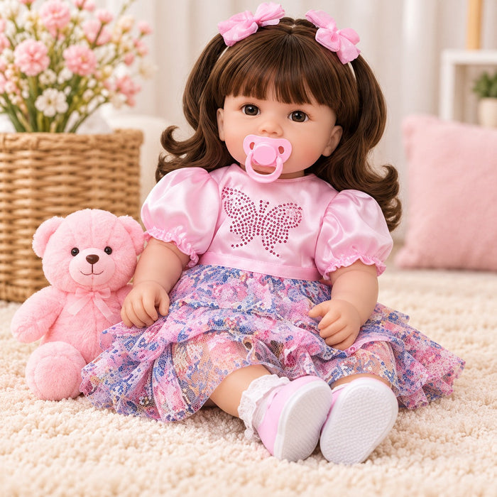 Poupée reborn Poupée reborn Violette 60 cm