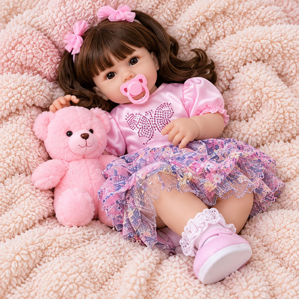 Poupée reborn Poupée reborn Violette 60 cm